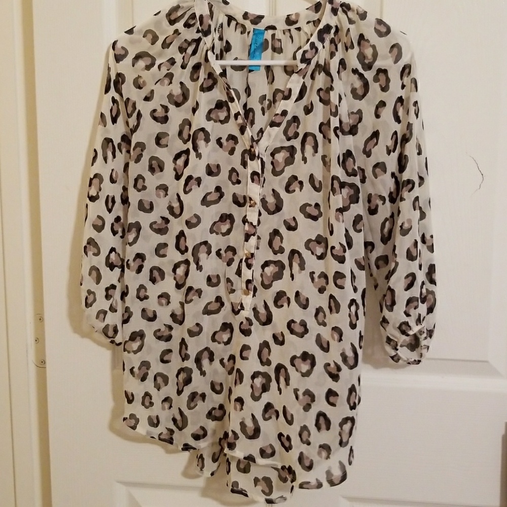 Leopard blouse